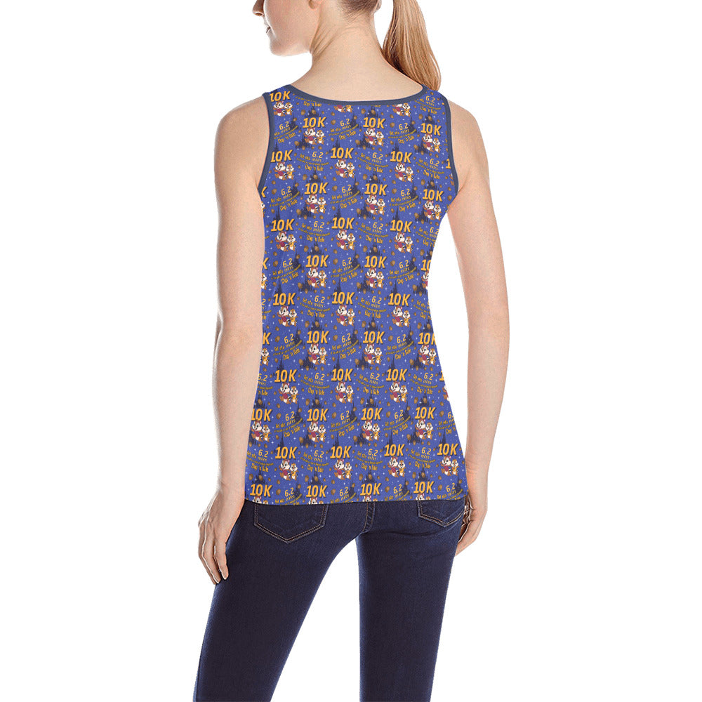 Chip And Dale 10K All Over Print Athletic Tank Top for Women