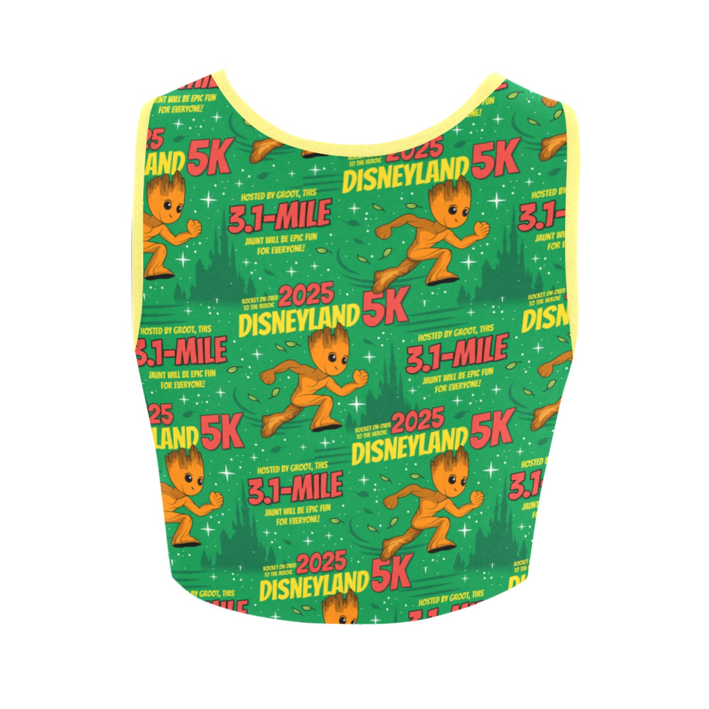 Disneyland 5K Women's Athletic Crop Top