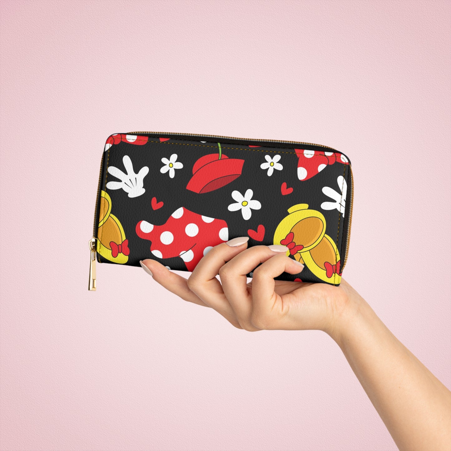 All About The Bows Zipper Wallet