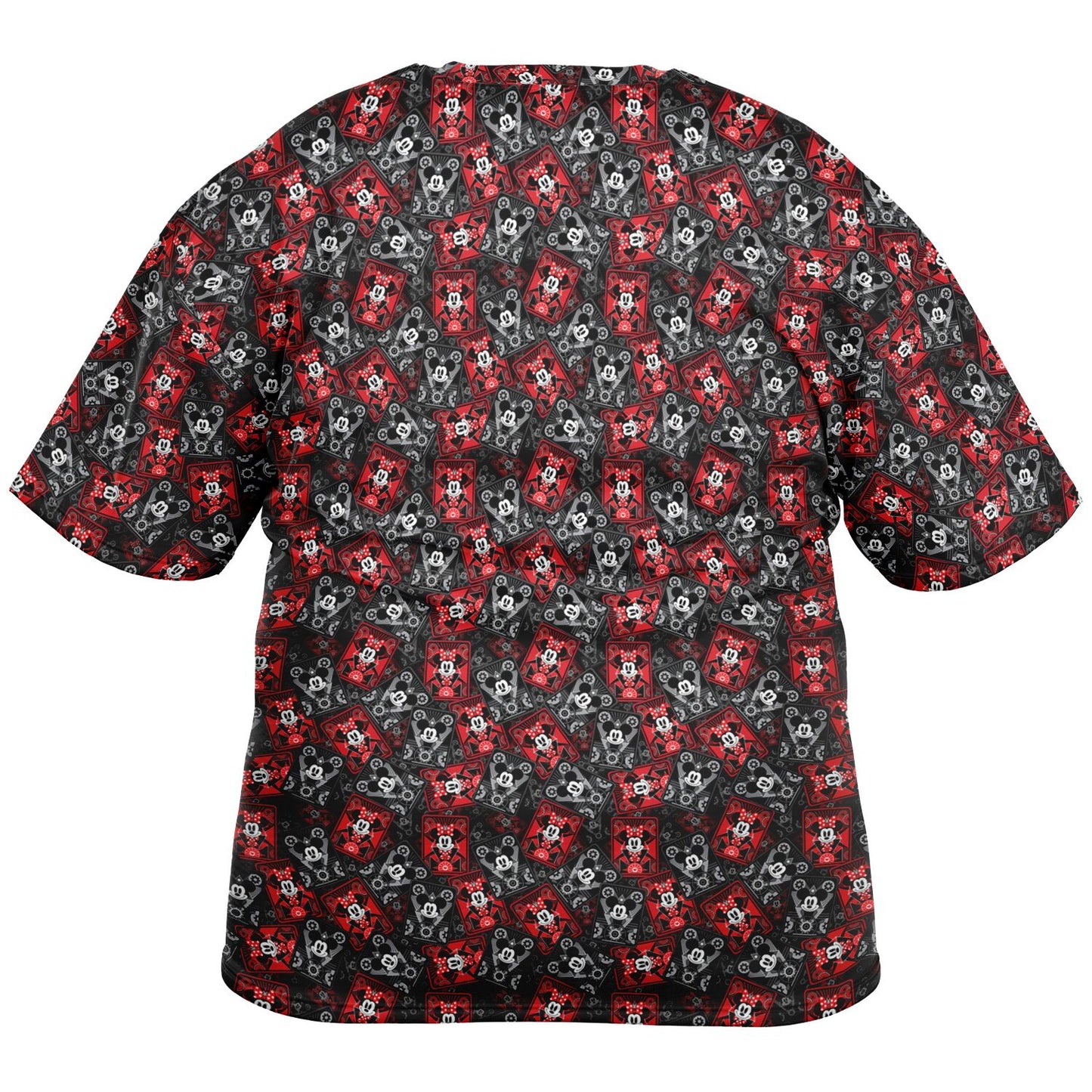 Steamboat Mickey And Minnie Cards Unisex Plus-size T-Shirt