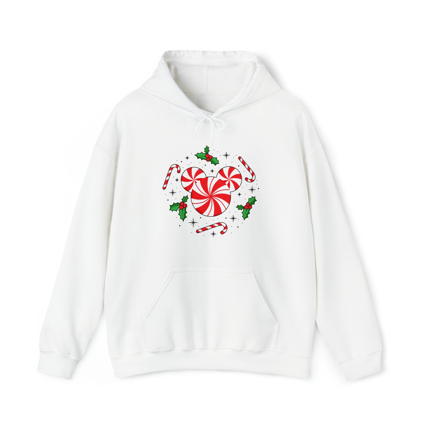 Peppermint Candy Unisex Hooded Sweatshirt