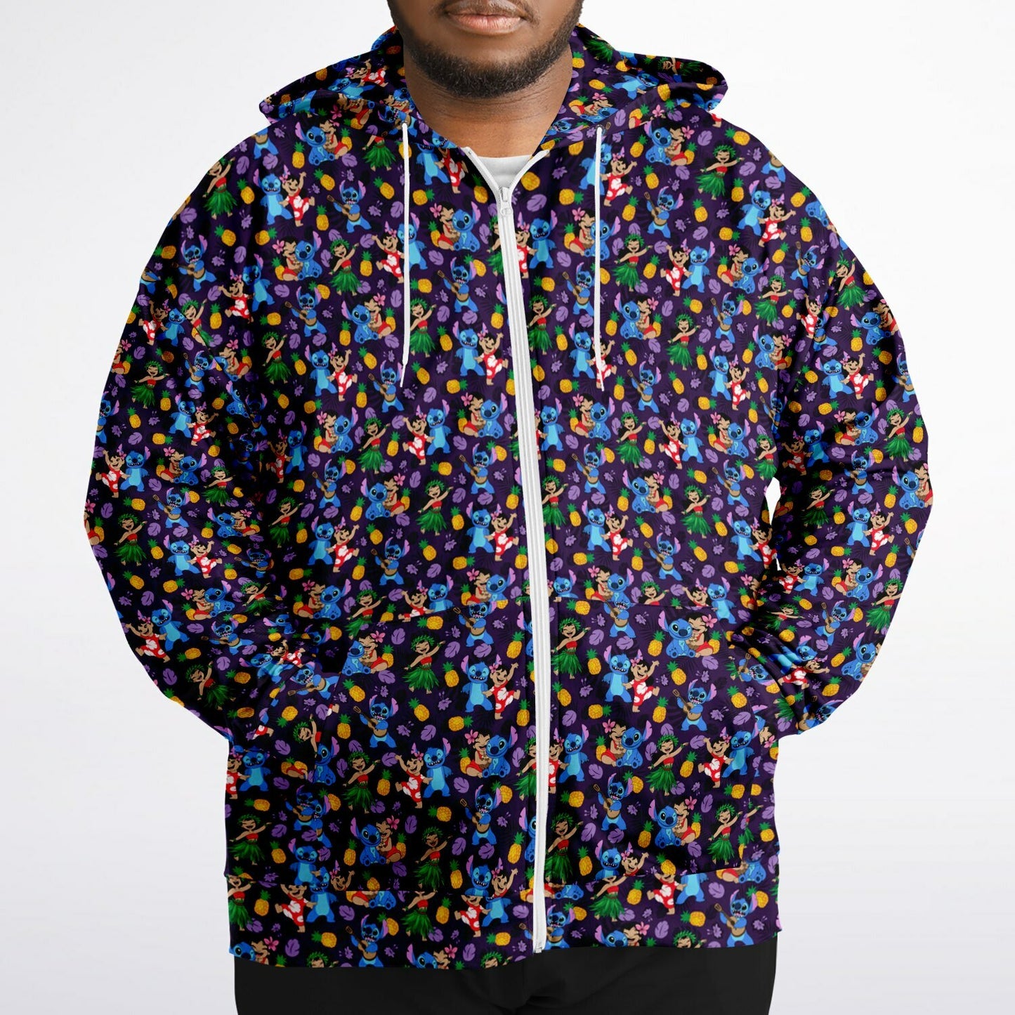 Island Friends Plus-size Unisex Zip Hoodie