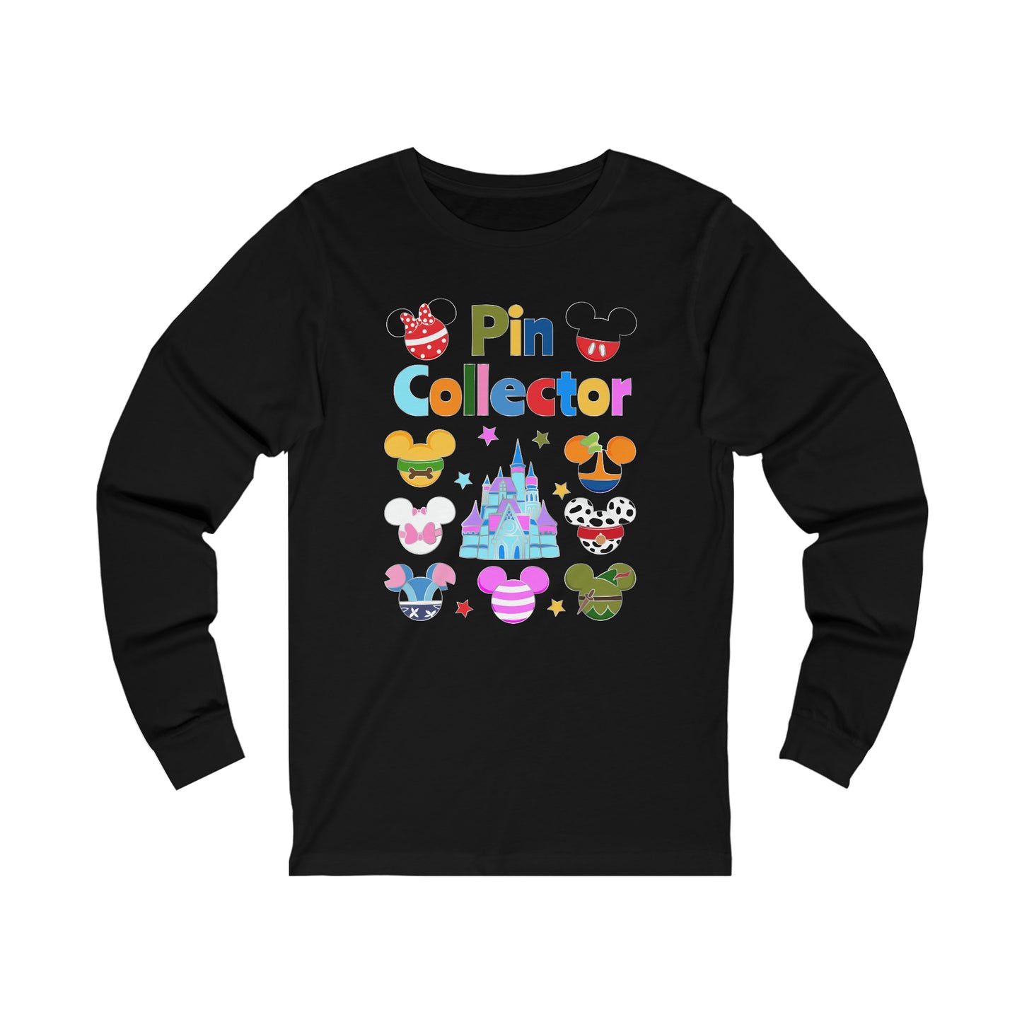 Pin Collector Unisex Long Sleeve Graphic Tee
