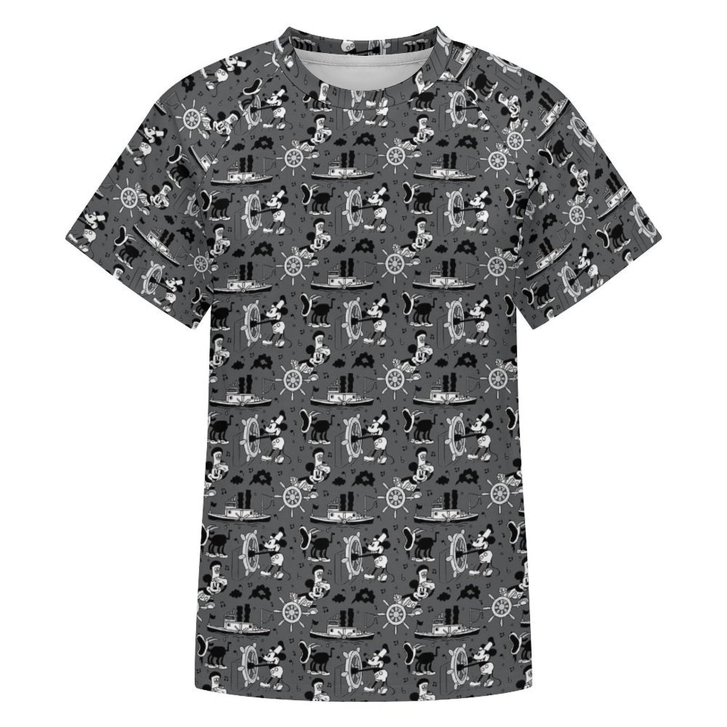 Women's All Over Print Raglan T-Shirt - Ambrie