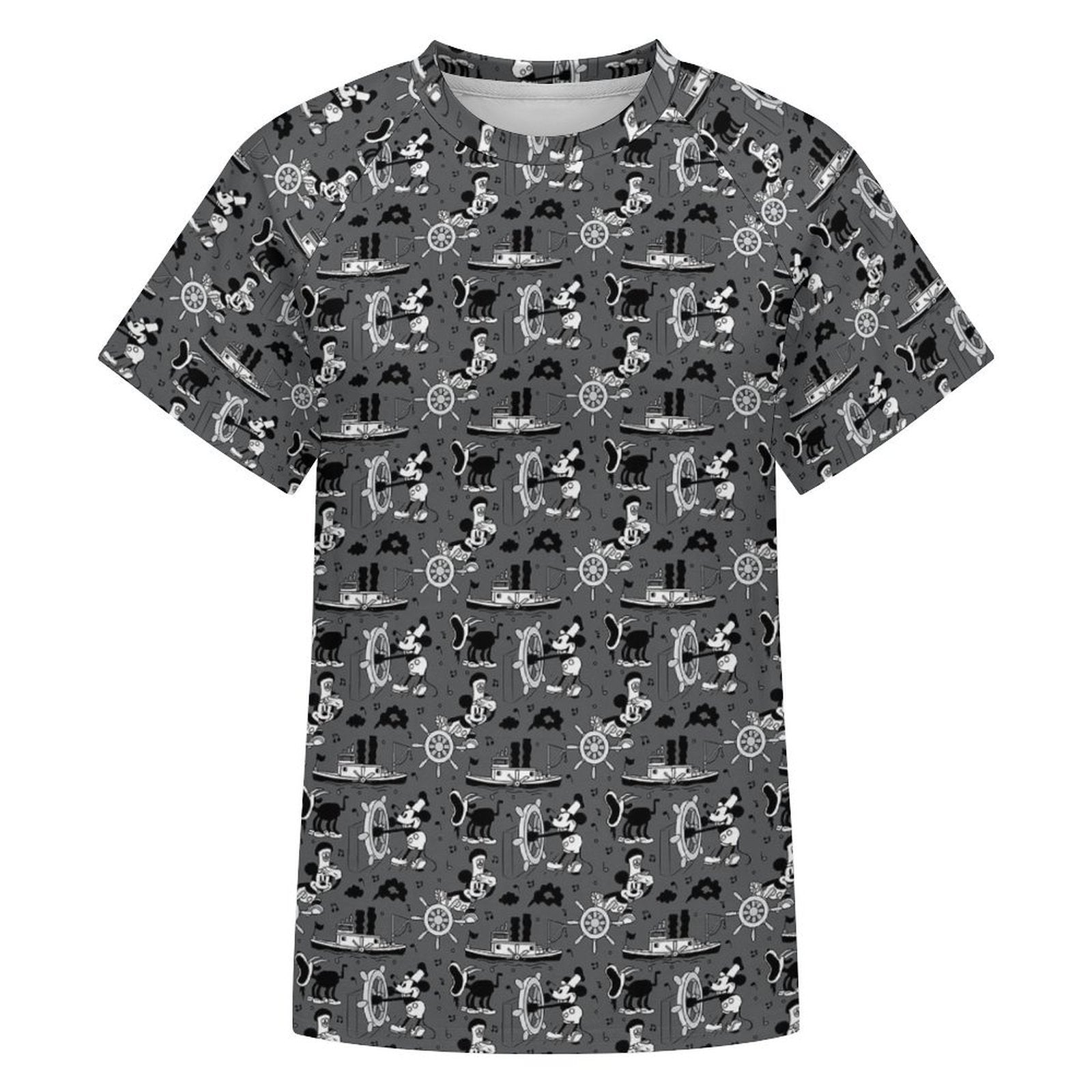 Women's All Over Print Raglan T-Shirt - Ambrie