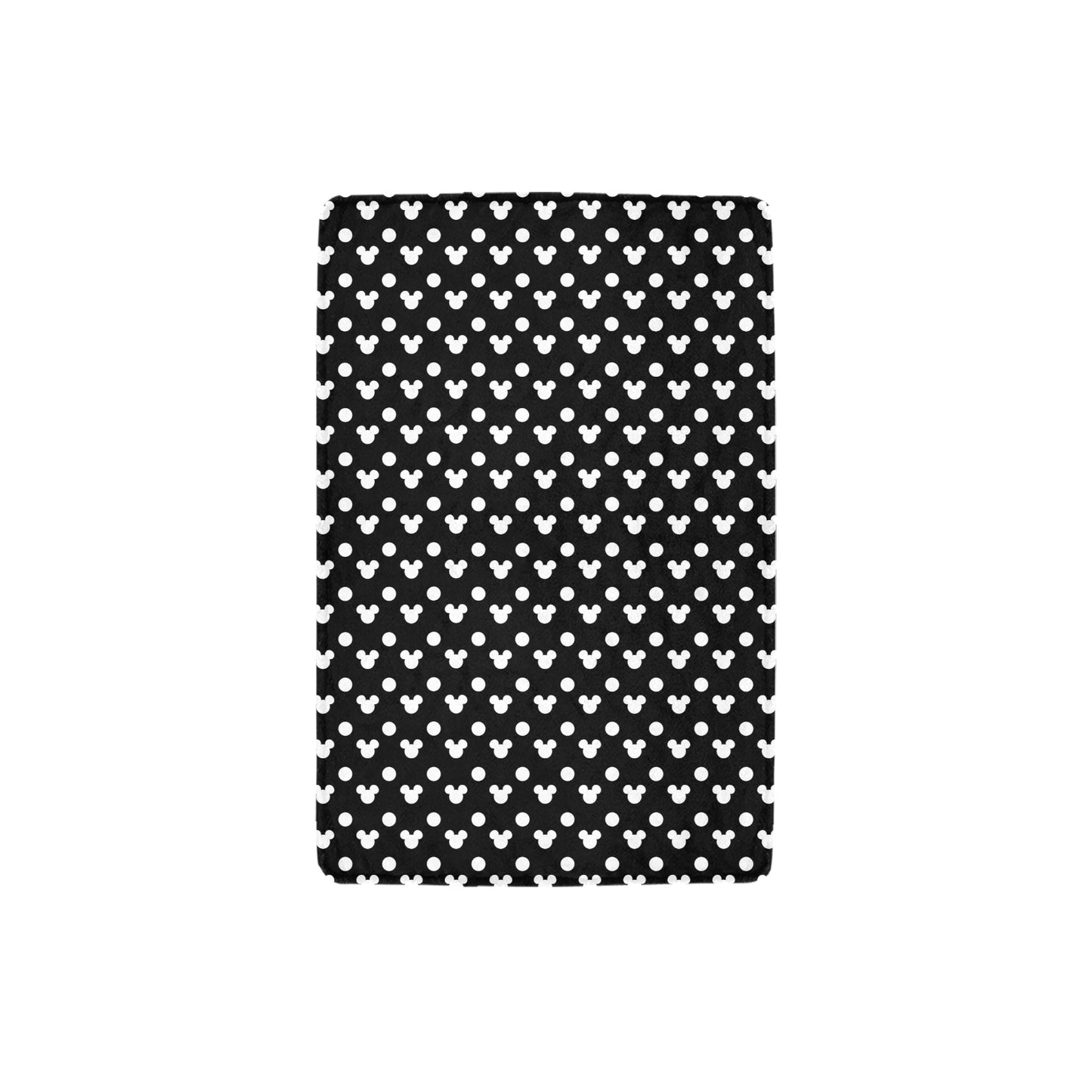Black With White Mickey Polka Dots Ultra-Soft Micro Fleece Blanket 32"x48"