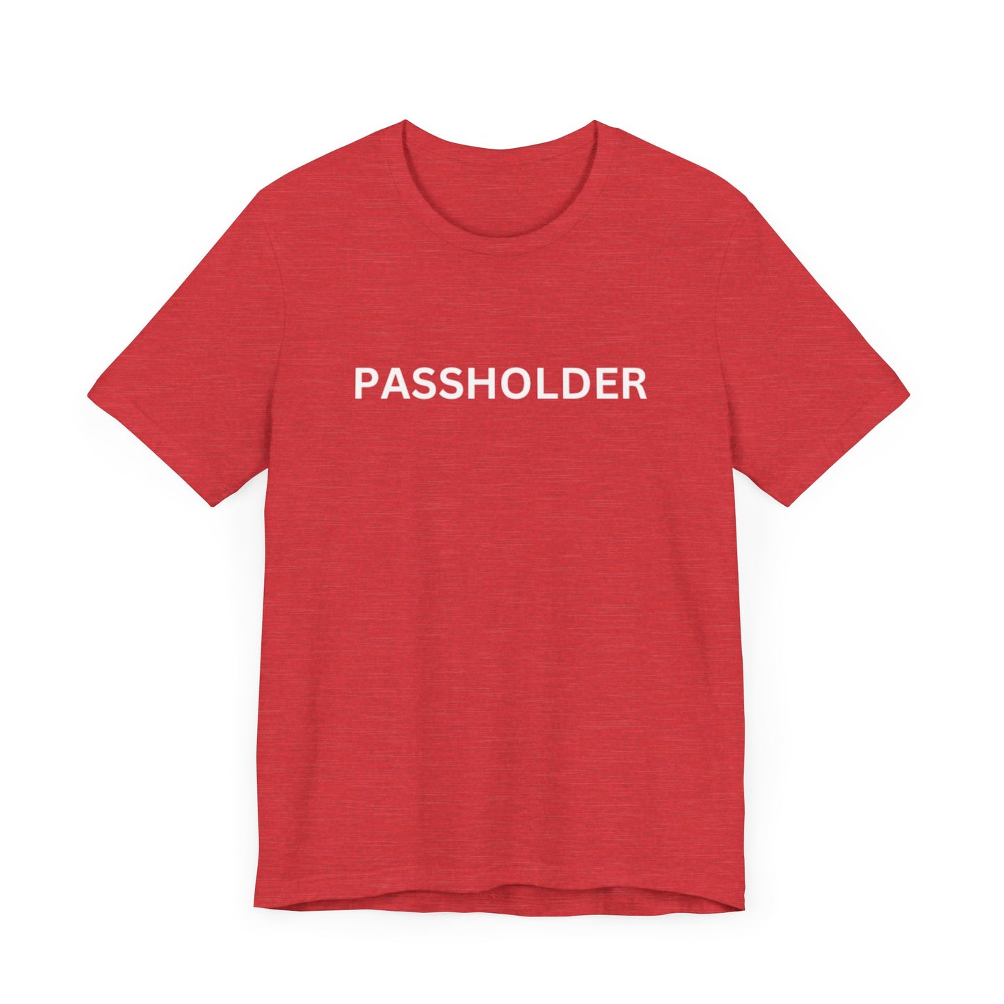 Passholder Unisex Jersey Short Sleeve Tee