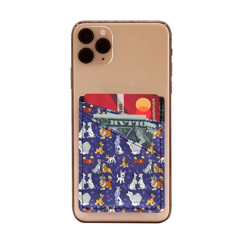 Dog Favorites Cell Phone Card Holder