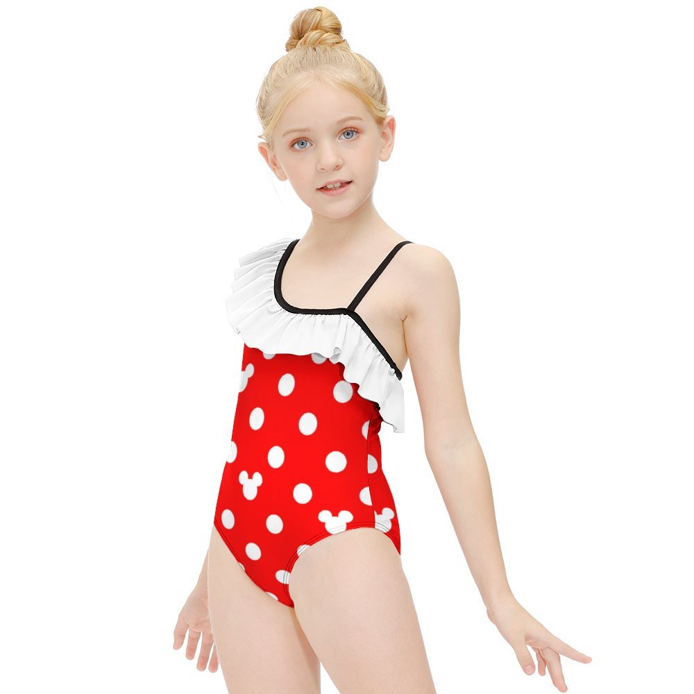 Red With White Mickey Polka Dots