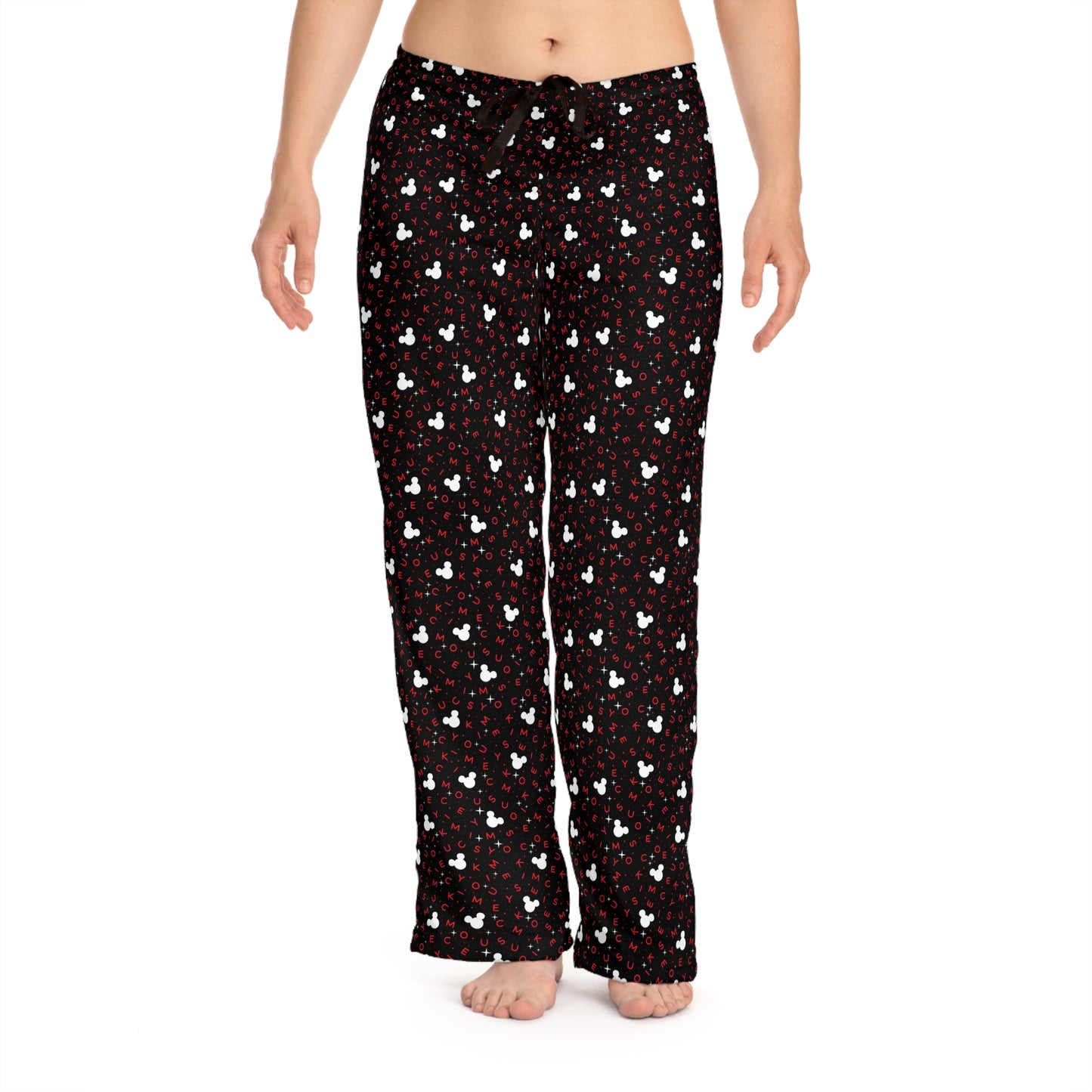 Mouse Letters Women's Pajama Pants