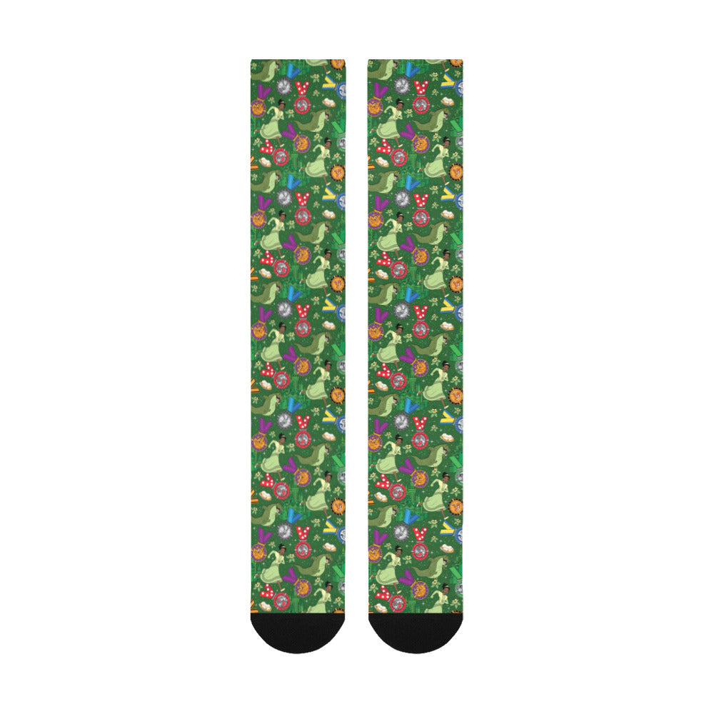 Tiana Wine And Dine Race Over-The-Calf Socks