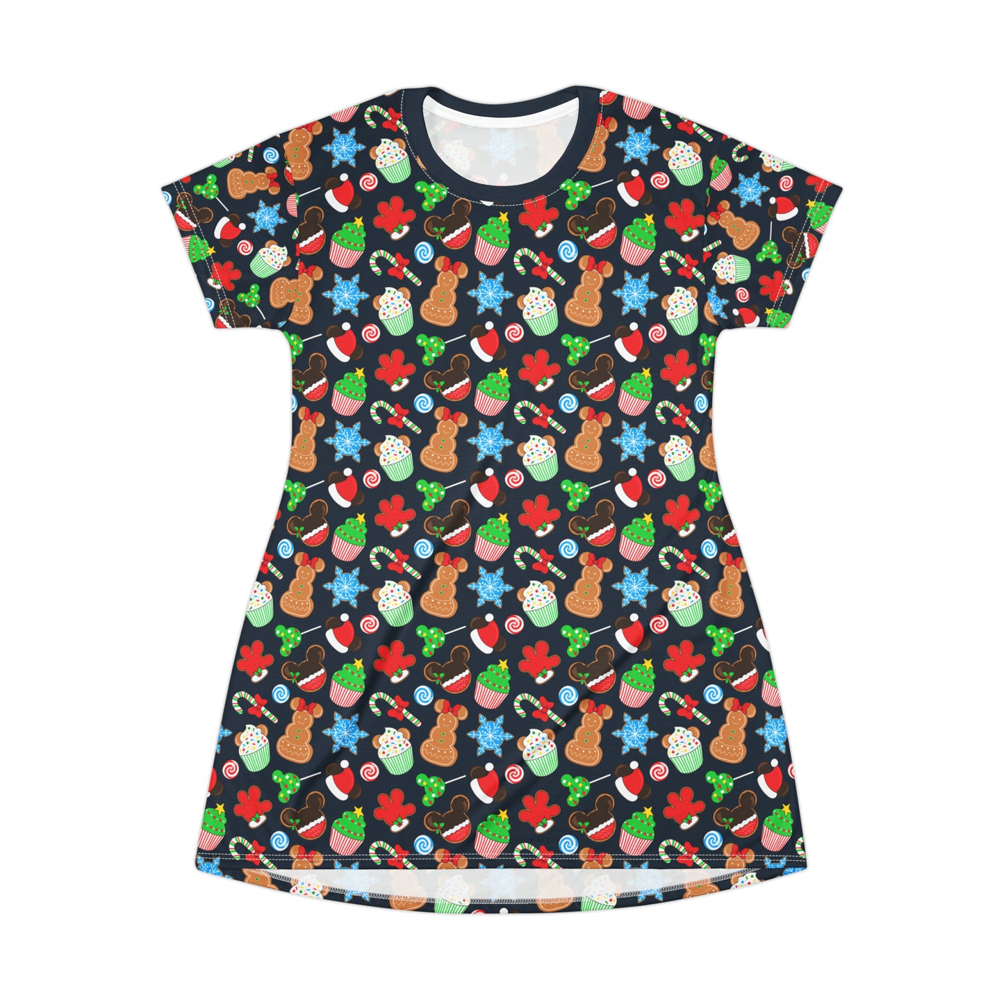 Christmas Desserts T-Shirt Dress