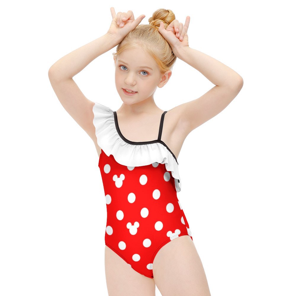 Red With White Mickey Polka Dots