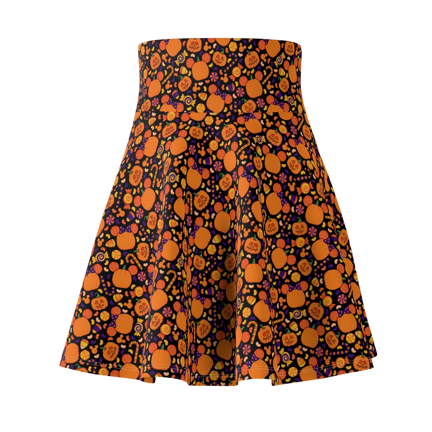 Pumpkins And Candy Women's Skater Skirt