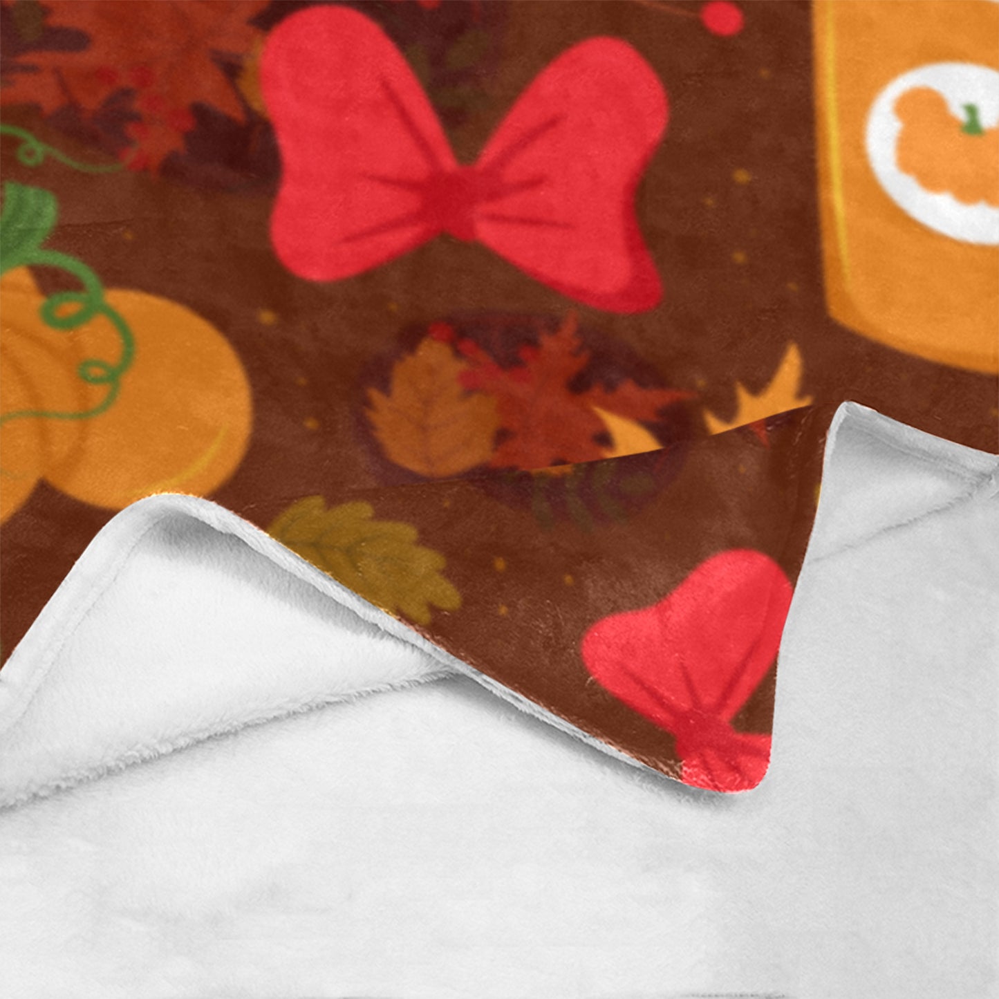 Fall Pumpkins Ultra-Soft Micro Fleece Blanket 32"x48"
