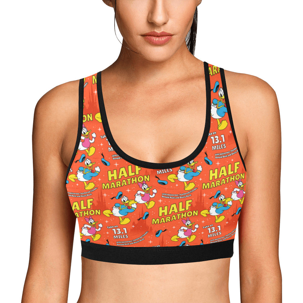 Donald And Daisy Half Marathon Women's Sports Bra