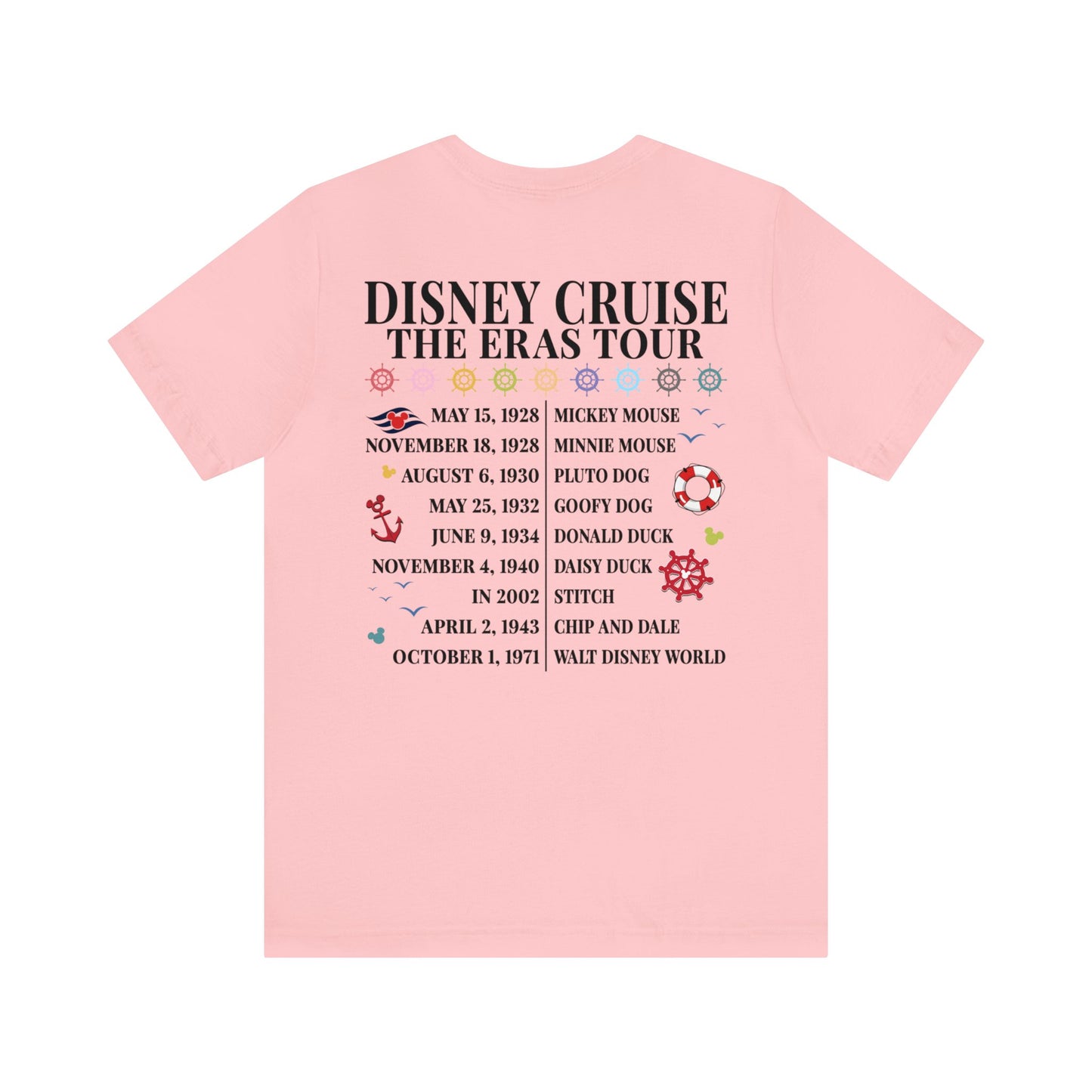 Disney Cruise The Eras Tour Unisex Graphic Tee Dark - Multiple Colors
