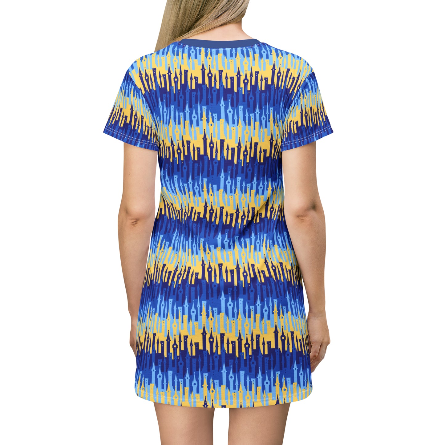 Blue Castles T-Shirt Dress