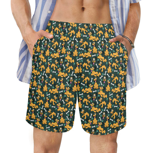 Life Is Better With A Dog Men's Swim Trunks Swimsuit
