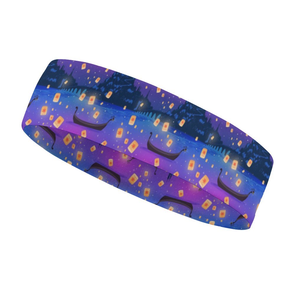 Floating Lanterns Sports Sweat Headband