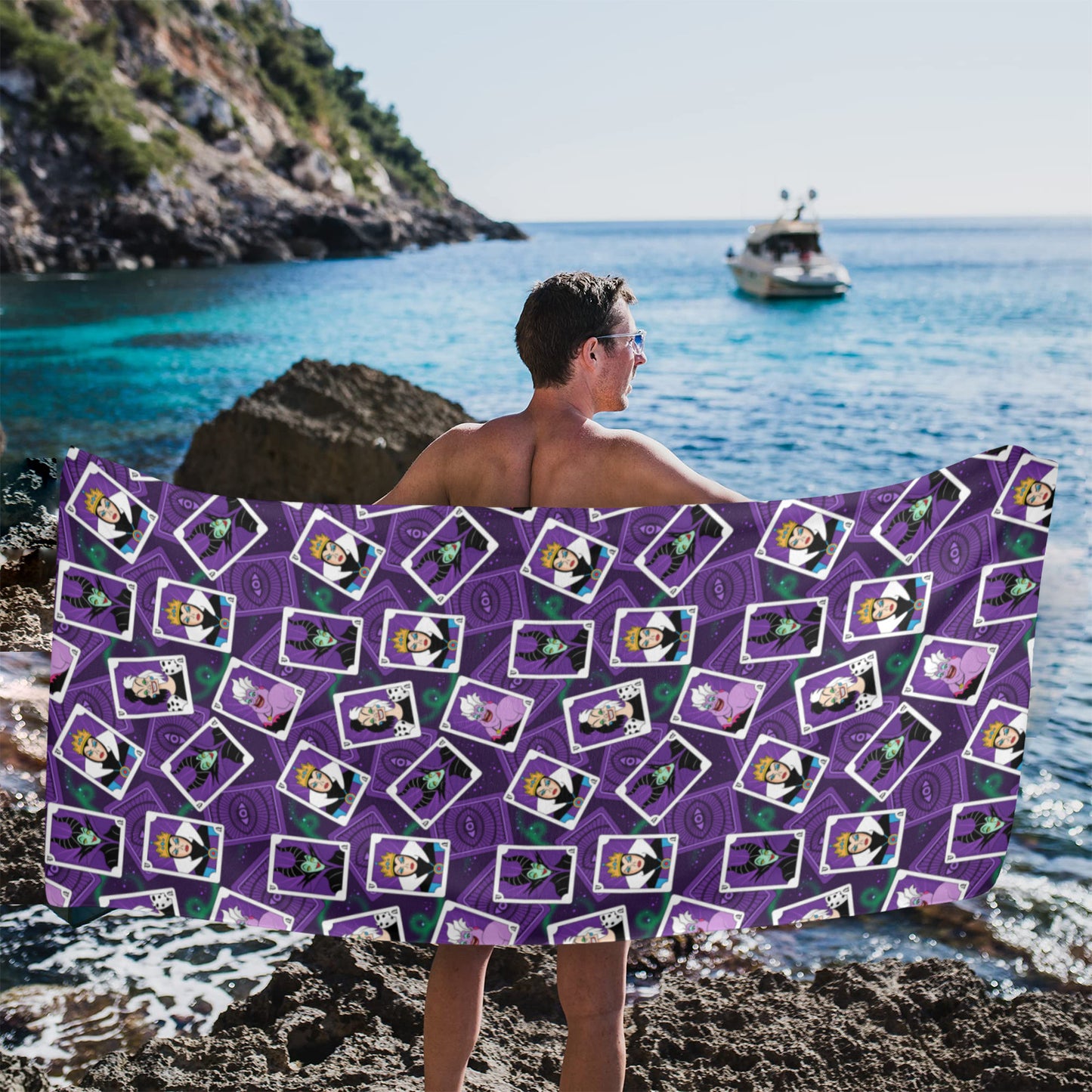 Villain Cards Beach Towel