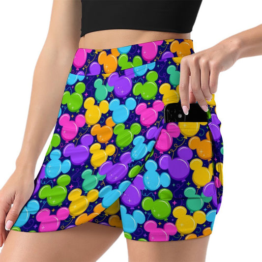 Park Balloons Athletic A-Line Skirt With Pocket