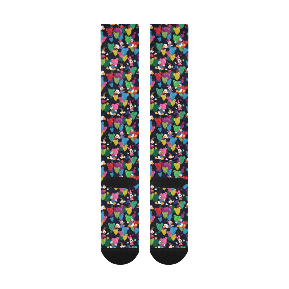 Character Balloons Over-The-Calf Socks