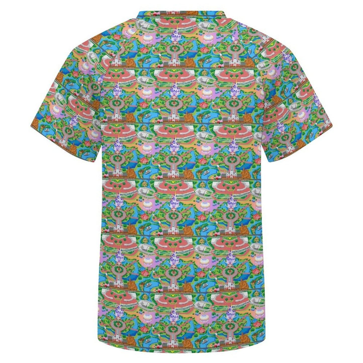 Women's All Over Print Raglan T-Shirt - Ambrie