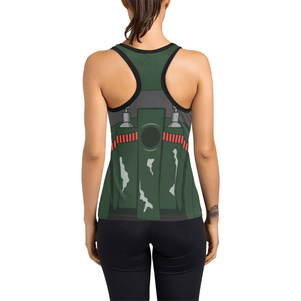 Star Wars Boba Fett Women's Racerback Tank Top