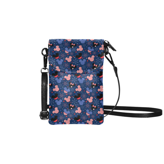 Patriotic Mickey Small Cell Phone Purse