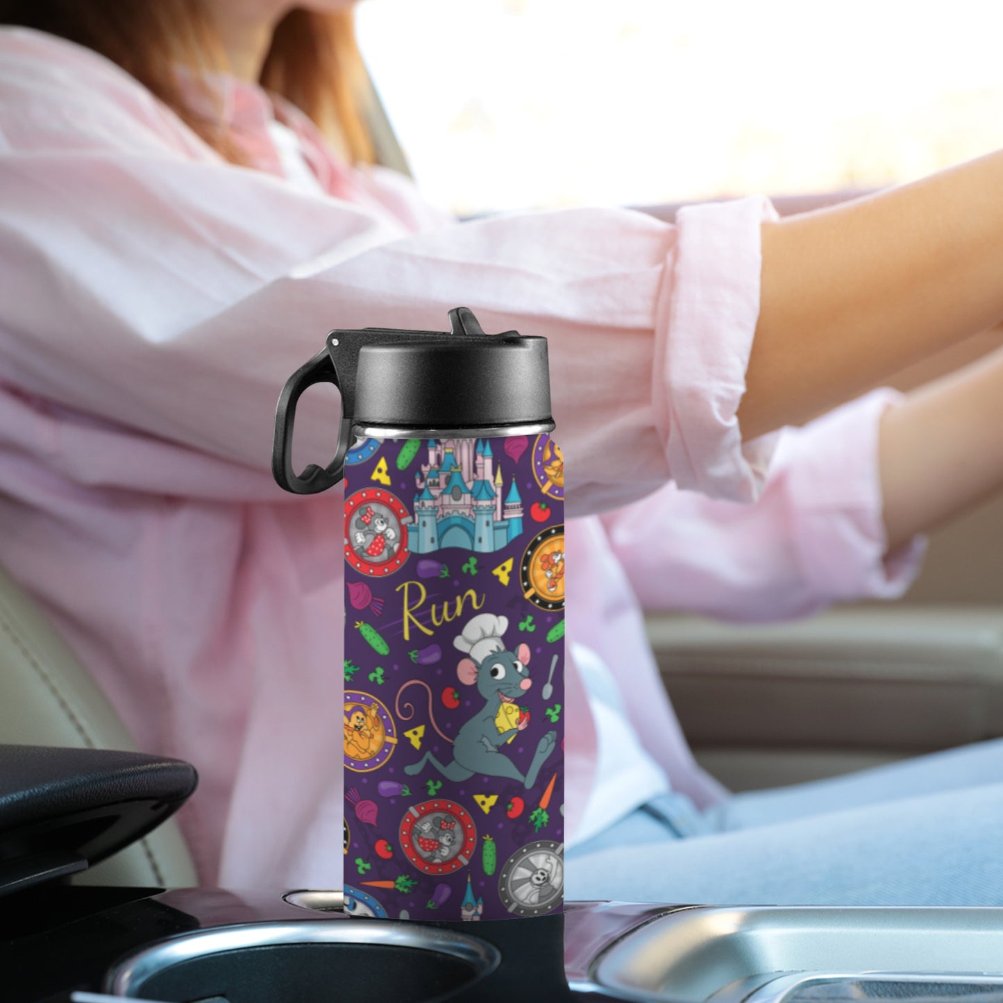 Ratatouille Wine And Dine Race Insulated Water Bottle