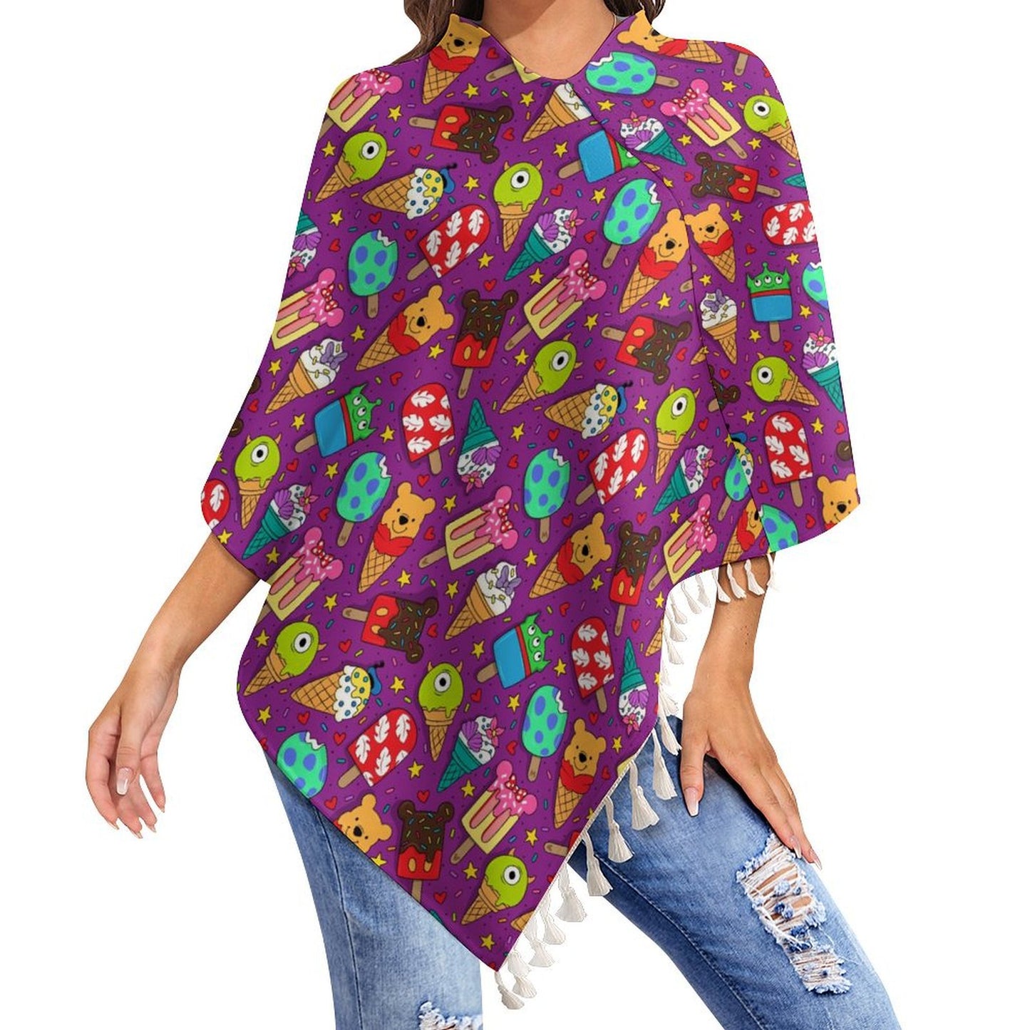 Ice Cream Tassel Cape