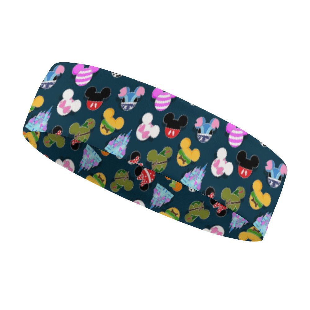 Pin Collector Sports Sweat Headband