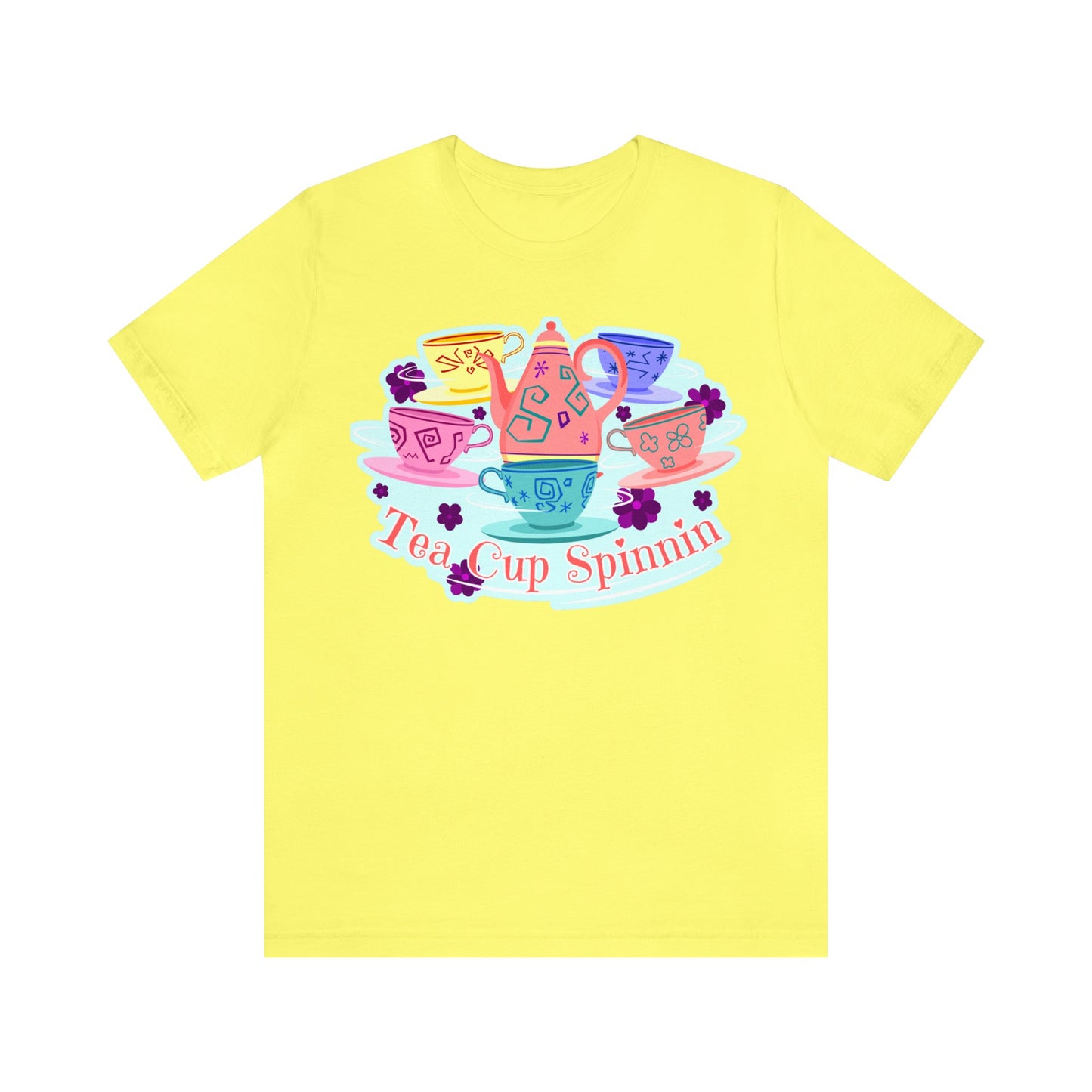 Tea Cup Spinnin Unisex Graphic Tee