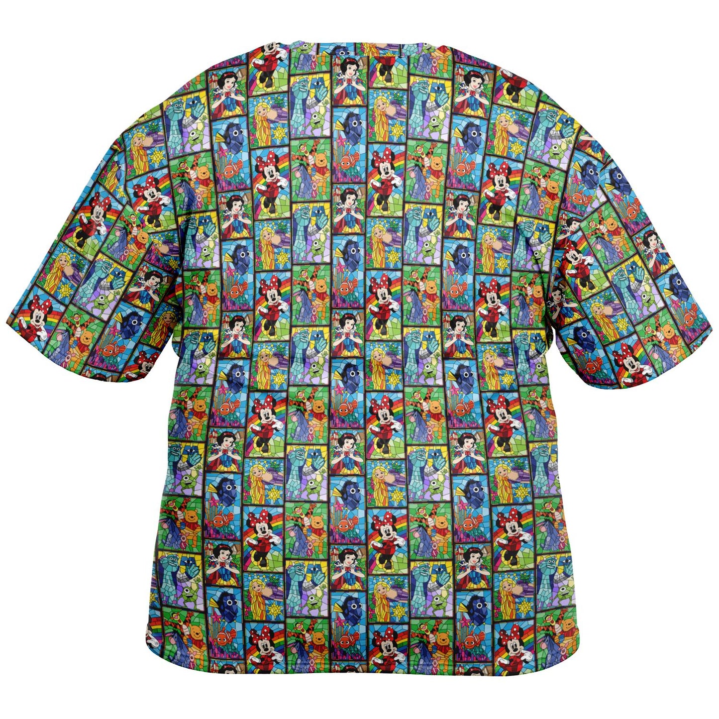 Stained Glass Characters Unisex Plus-size T-Shirt