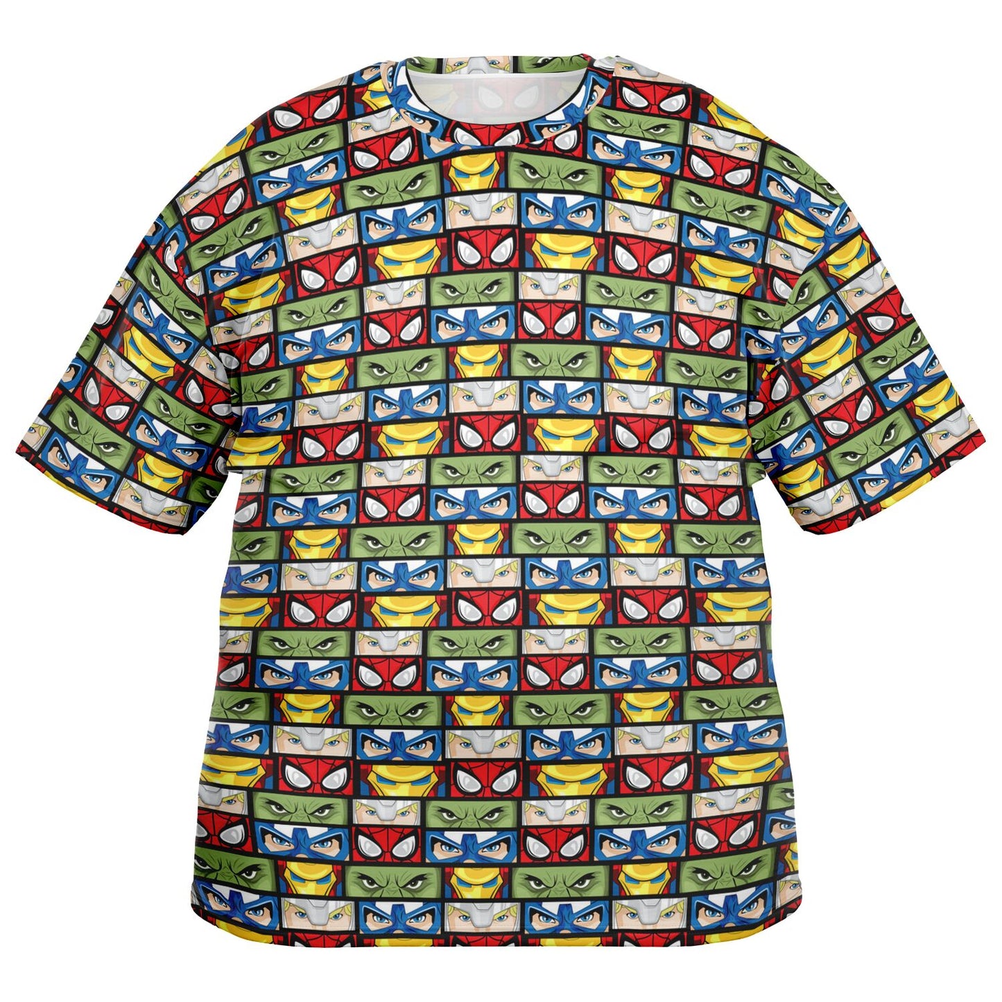 Super Heroes Eyes Unisex Plus-size T-Shirt