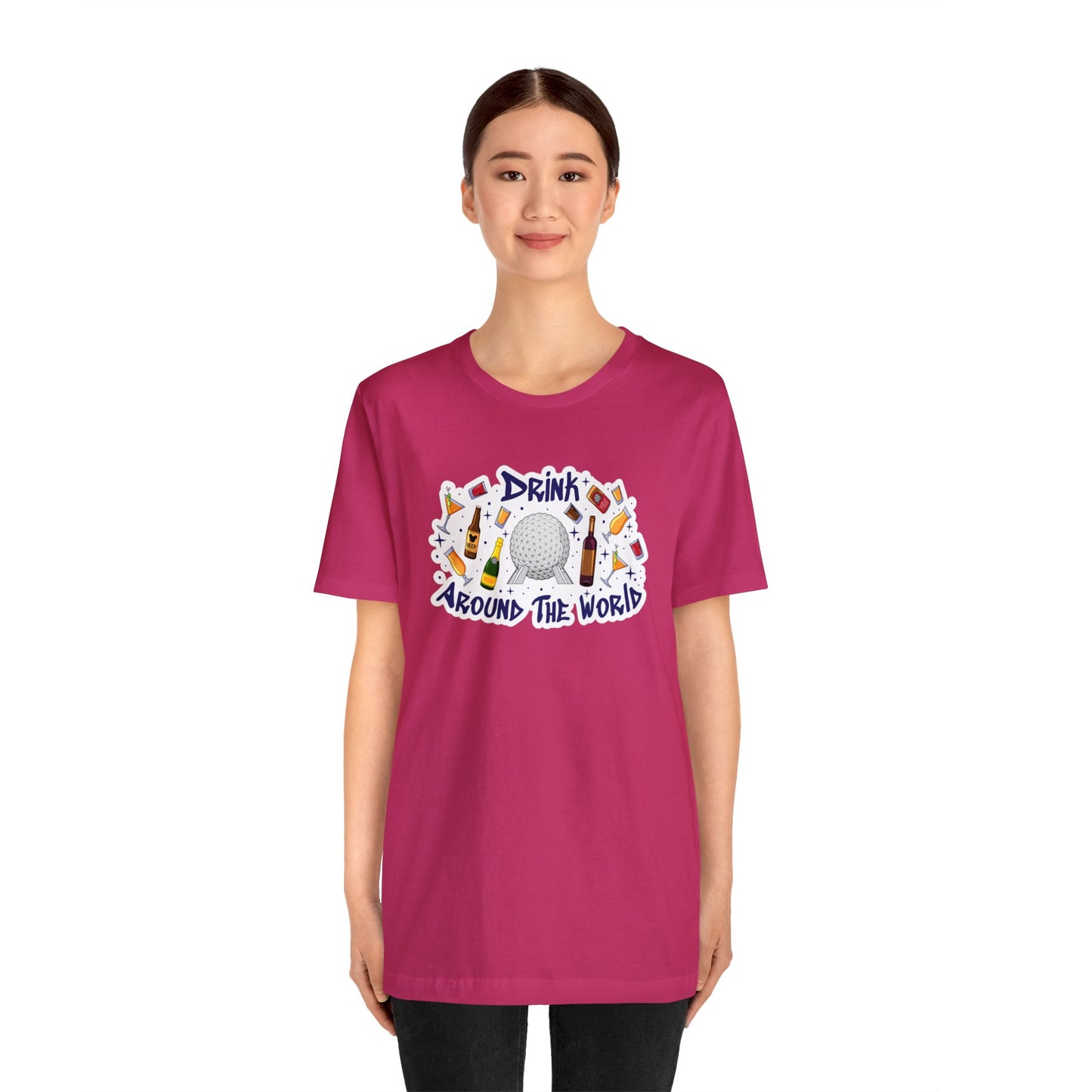 Drink Around The World Unisex Graphic Tee