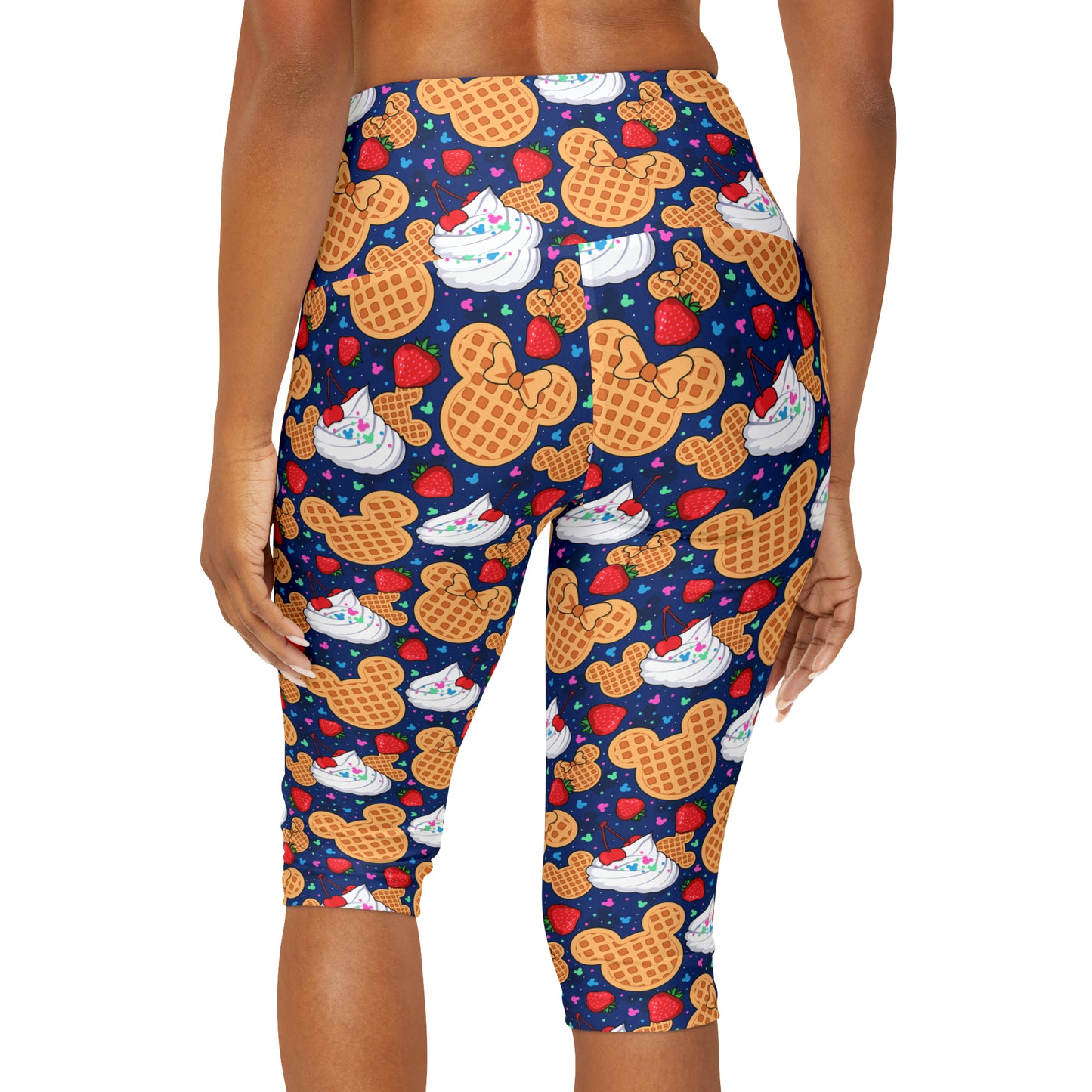 Waffles Athletic Capri Leggings