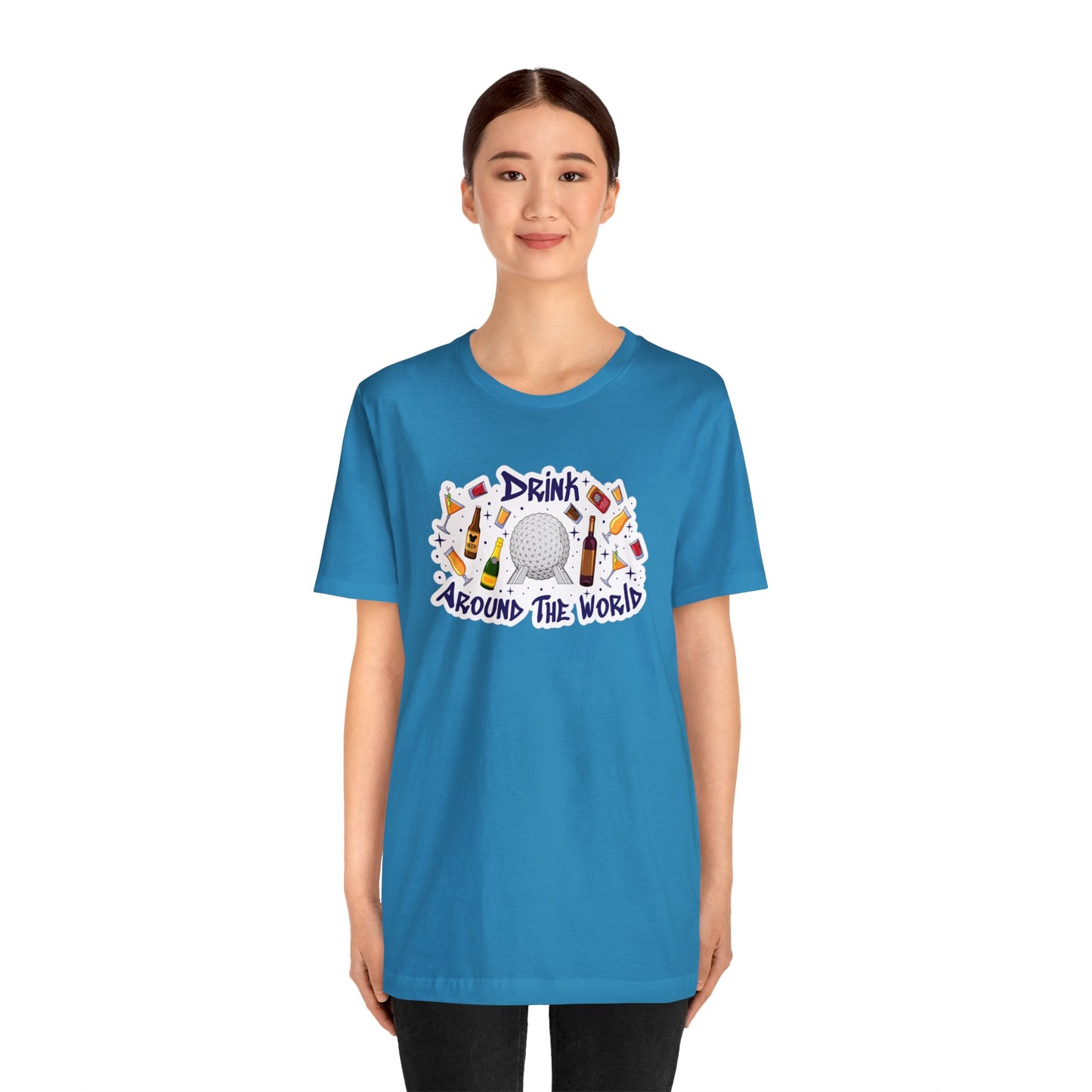Drink Around The World Unisex Graphic Tee