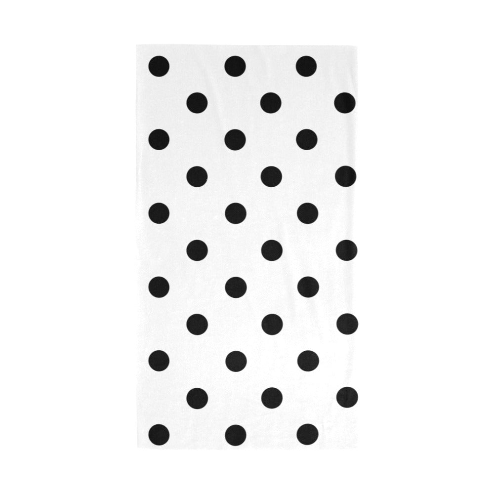 White WIth Black Polka Dots Multifunctional Headwear (Pack of 3)