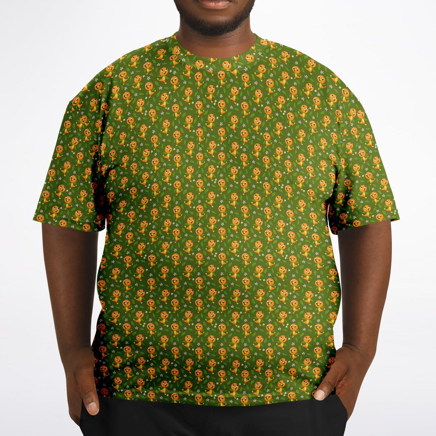 Orange Bird Unisex Plus-size T-Shirt