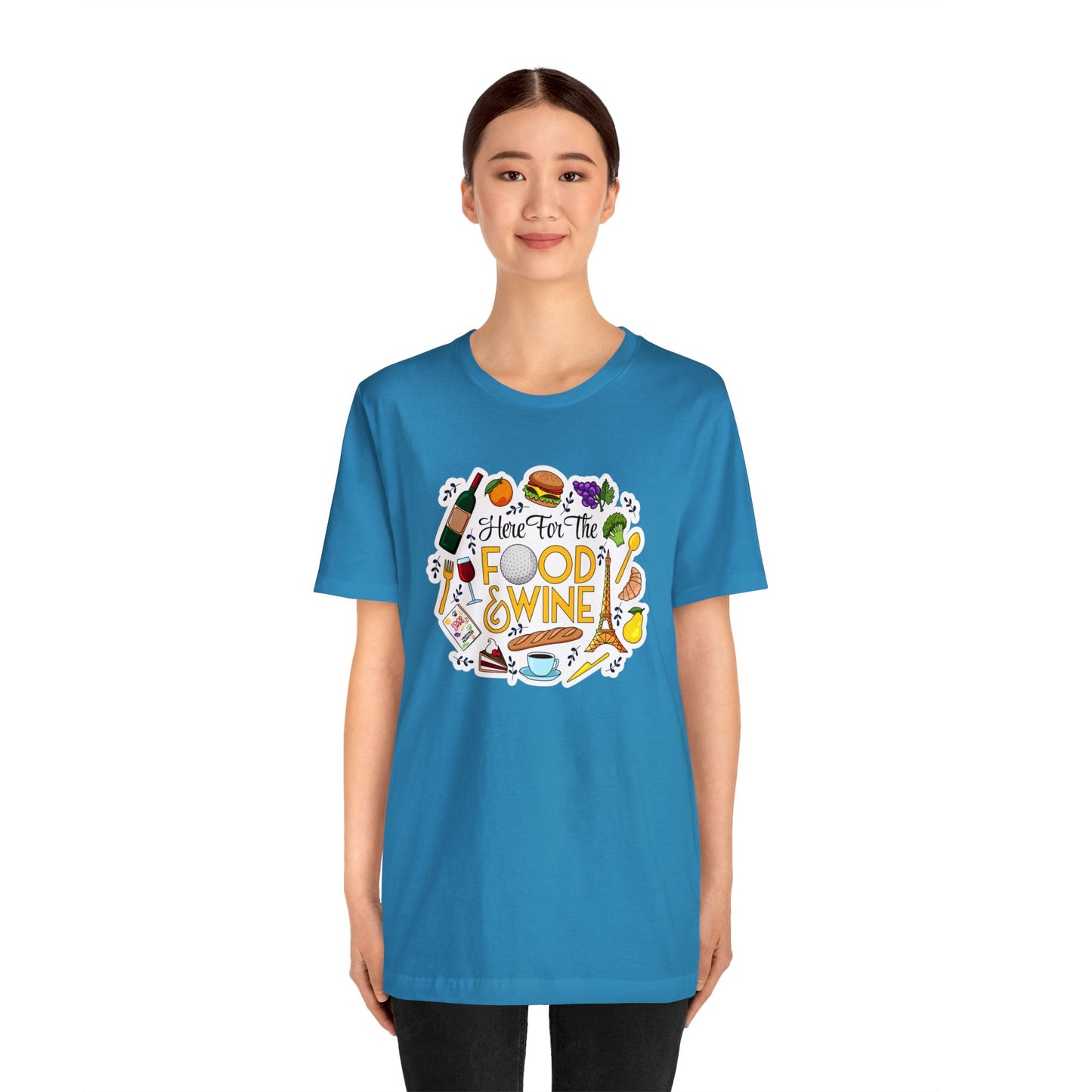 Food And Wine Unisex Gaphic Tee