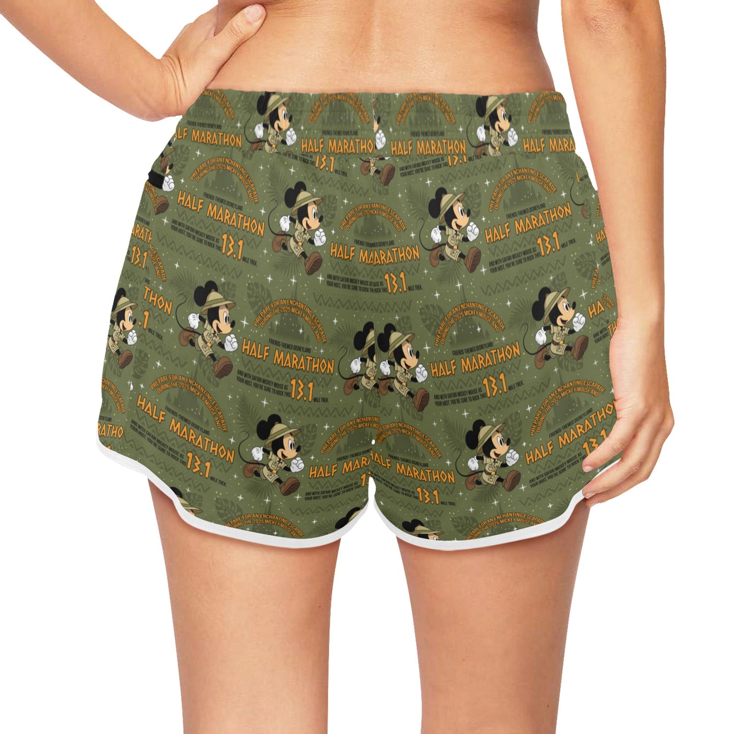 Disneyland Half Marathon Women's Athletic Sports Shorts