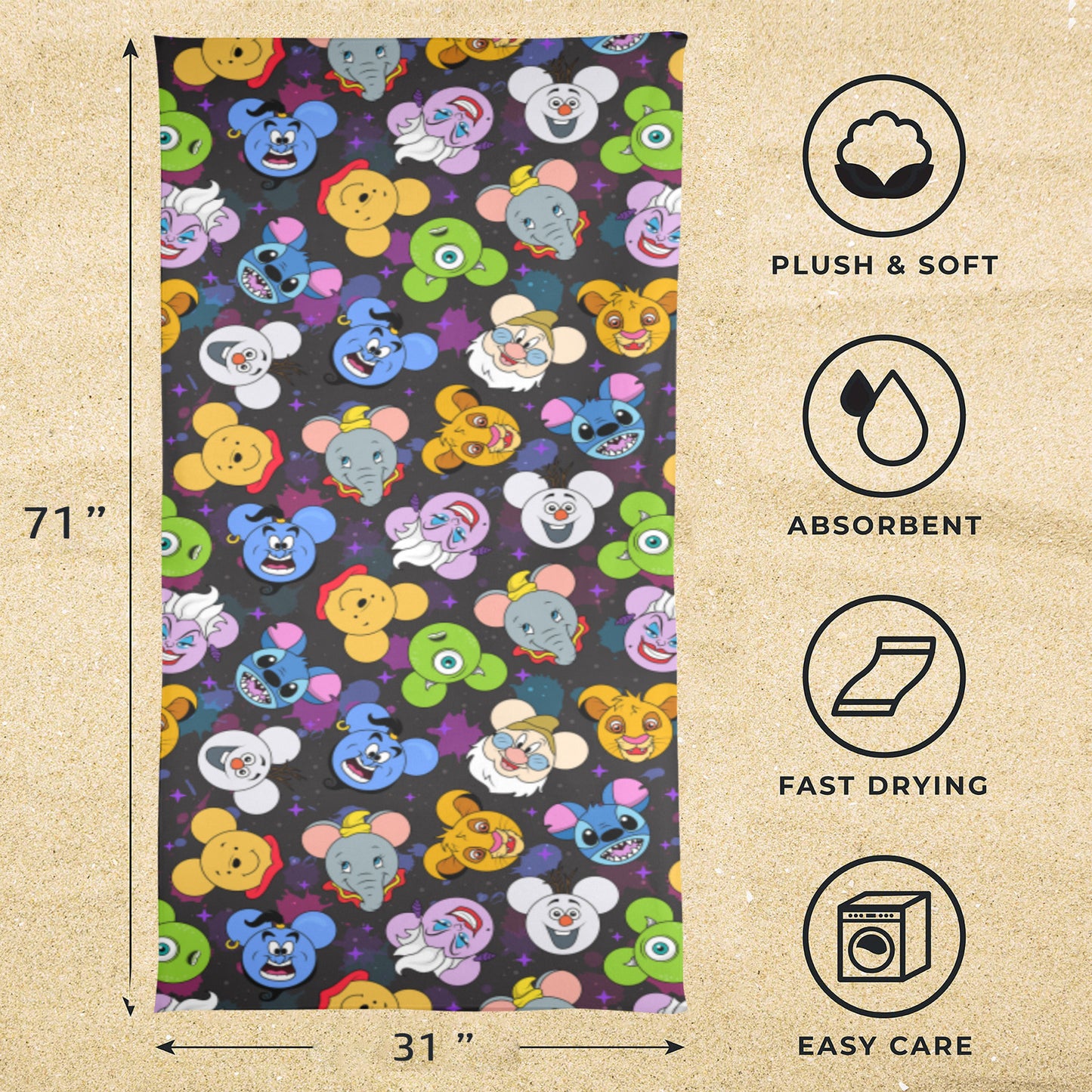 Magical Gang Beach Towel