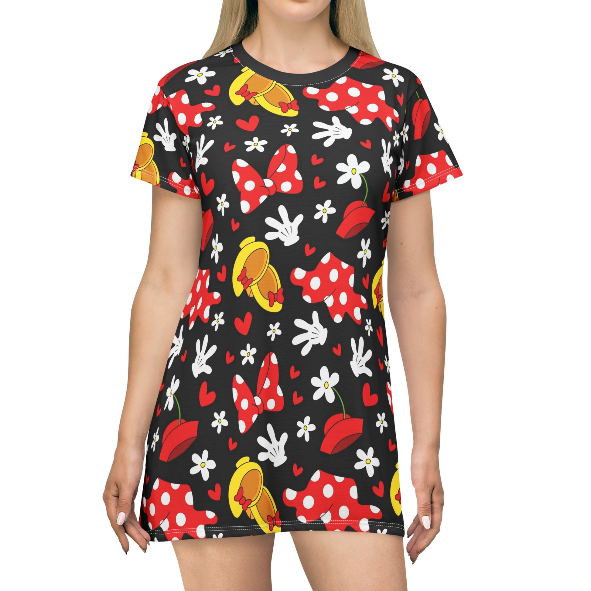 minnie mouse shirt dress Disney Minnie Mouse Polka Dot T-Shirt Dress Plus Size
