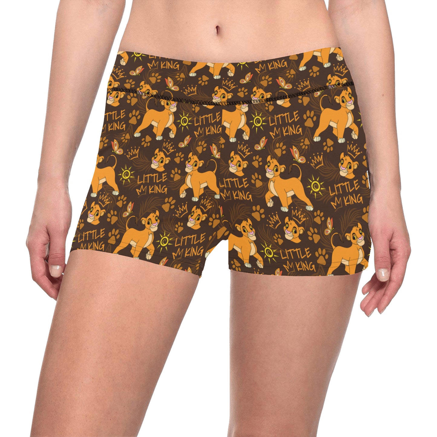 Disney Lion King Little King Women's Short Leggings