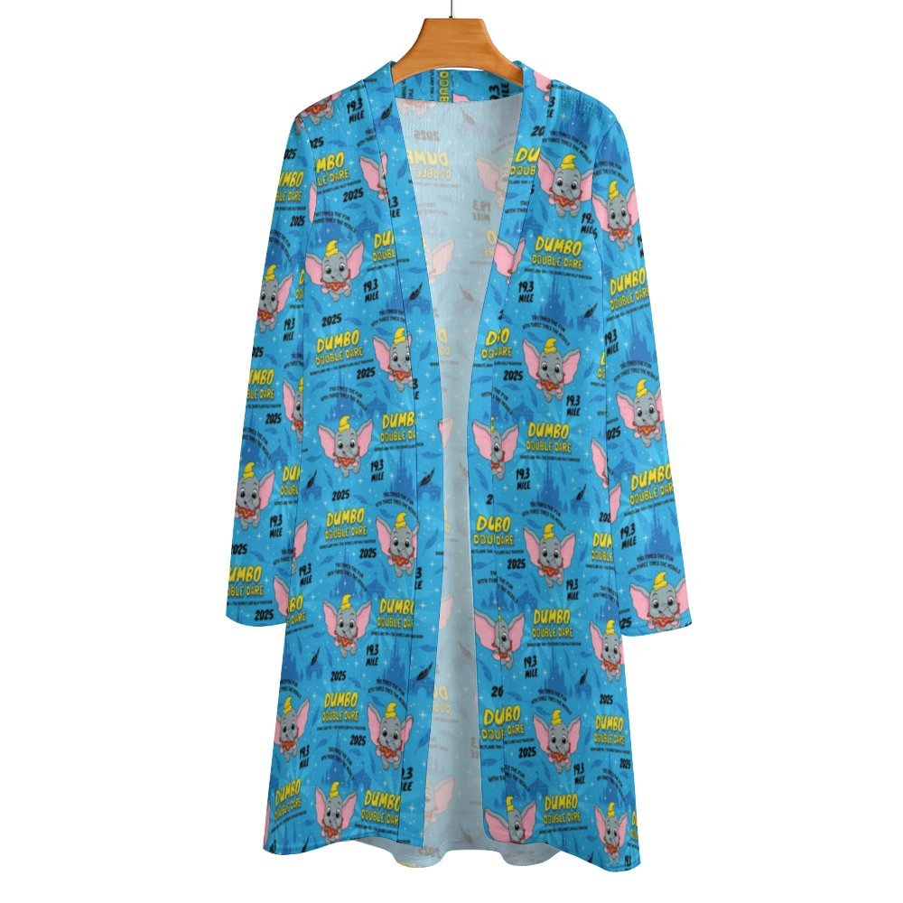 Disneyland Dumbo Double Dare Women's Mid-Length Cardigan