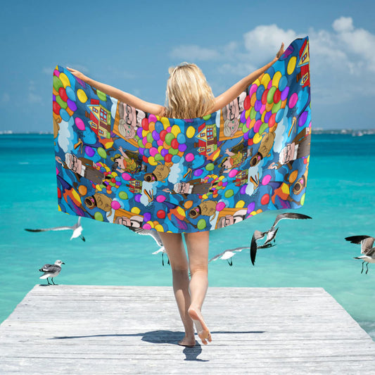 Adventure Is Out There Beach Towel