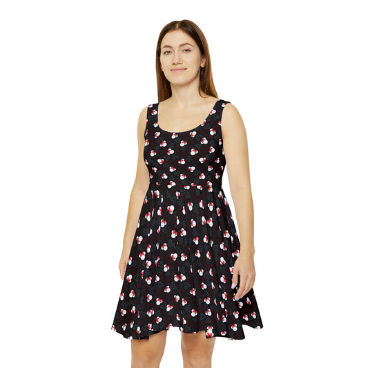 Mickey And Minnie Dots Women's Skater Dress