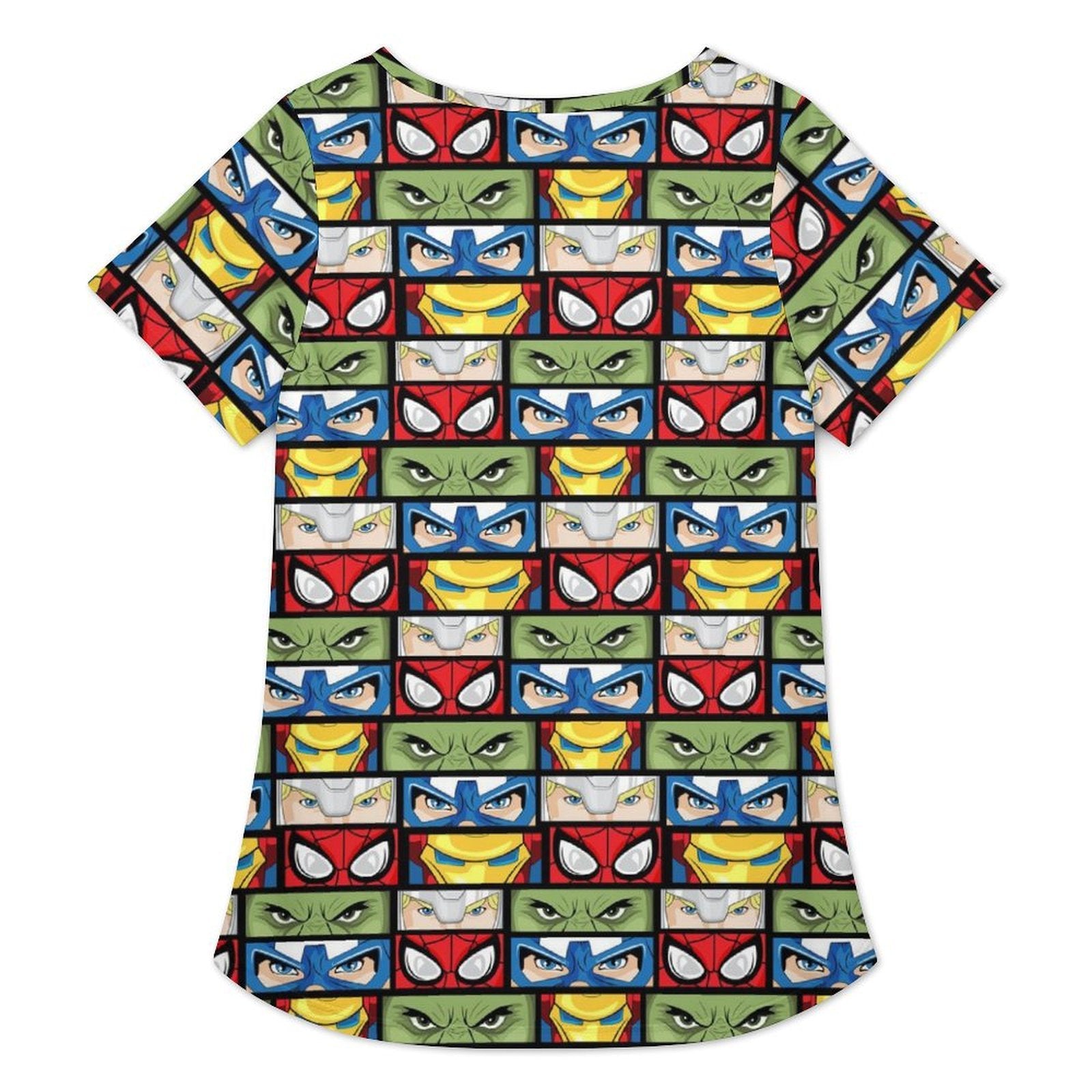 Villain Eyes Women's Crew Neck Tunic - Ambrie